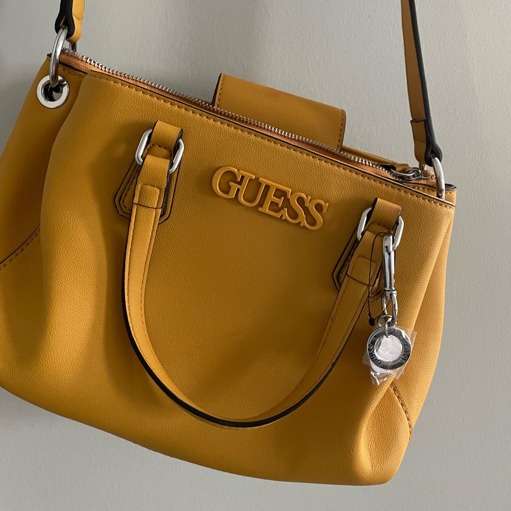 Yellow crossbody or handbag or shoulder